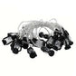 Battery Operated LED Black Retro Oil Lantern String Light