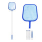 Pool Skimmer Net Pool Net with 5 Pole Sections for Swimming Pools Spas Hot Tubs
