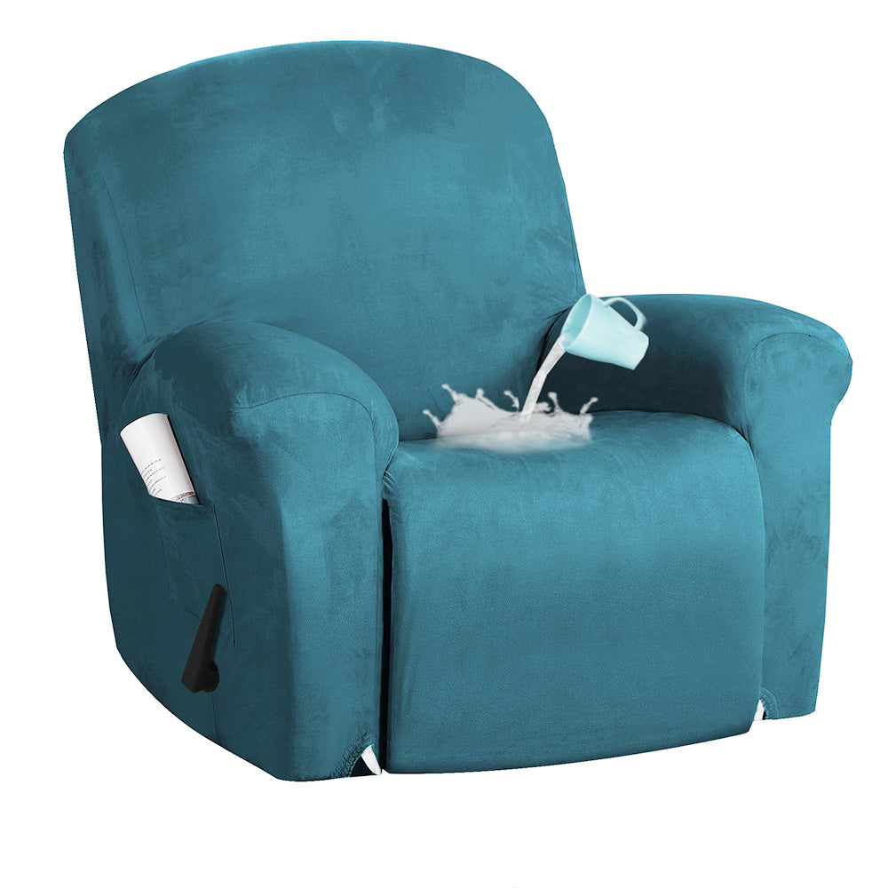 Recliner Chair Cover Recliner Stretch Sofa Slipcover Separate 4 Pieces Recliner Couch Covers