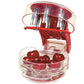 Olive and Cherry Pitter Multiple Fruit Remover Tool Pit and Juice Container