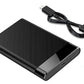 USB 3.1 Portable External Hard Drive Enclosure for SATA SSD HDD