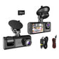 Car Dash Cam Front and Rear Inside 3 Cameras 1080P Car Rearview Mirror