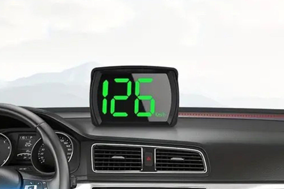 Car HUD Display Digital Speedometer KM/H for Vehicle Dashboard