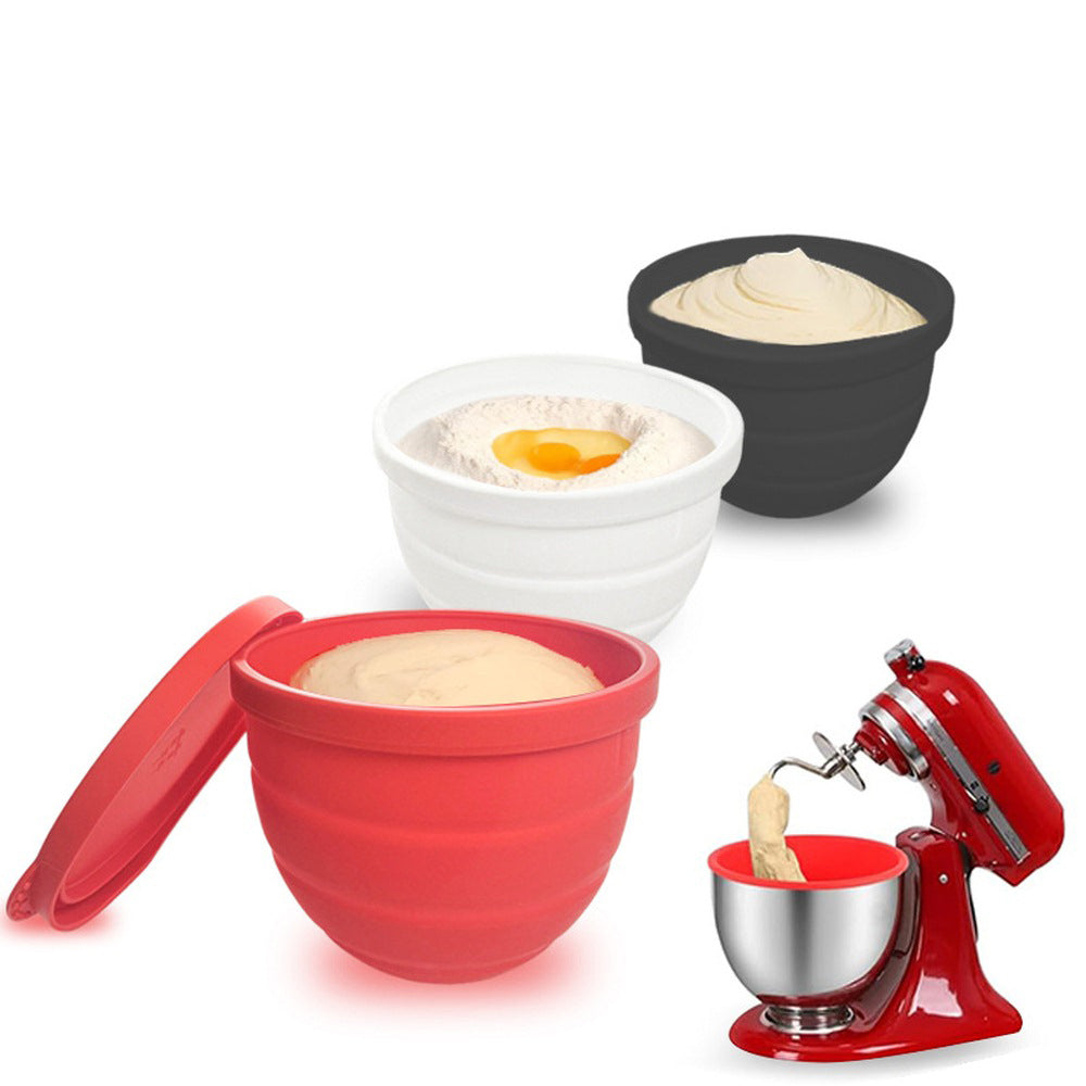 Silicone Bowl Liner and Lid for KitchenAid 5QT Mixer Bowl