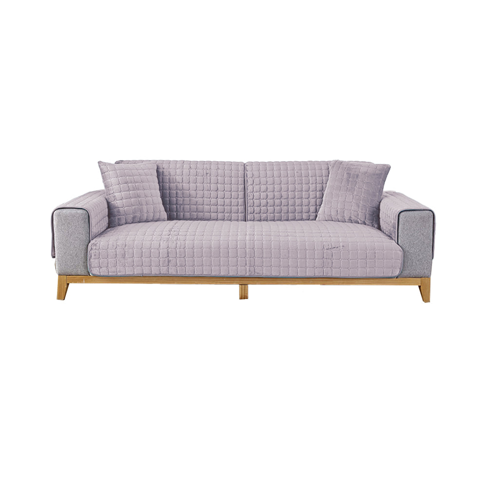 Flannel Non-Slip Thickened Sofa Cushion Cover-210X70CM