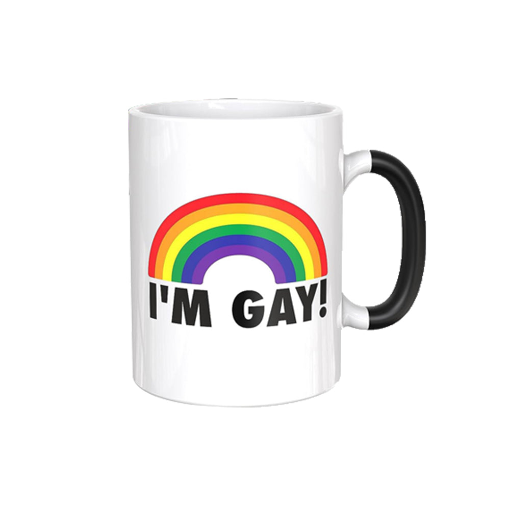 350ml Gay Heat Colour Change Coffee Cup