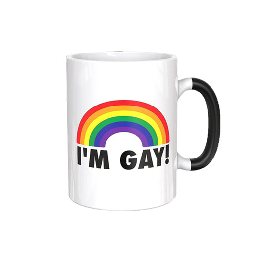 350ml Gay Heat Colour Change Coffee Cup