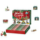 Advent Calendar Countdown Christmas Train Building Blocks Set Christmas Toy