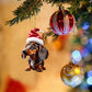 Merry Christmas Dachshund Dog Christmas Ornaments 7Pcs for Christmas Tree Hanging Decoration