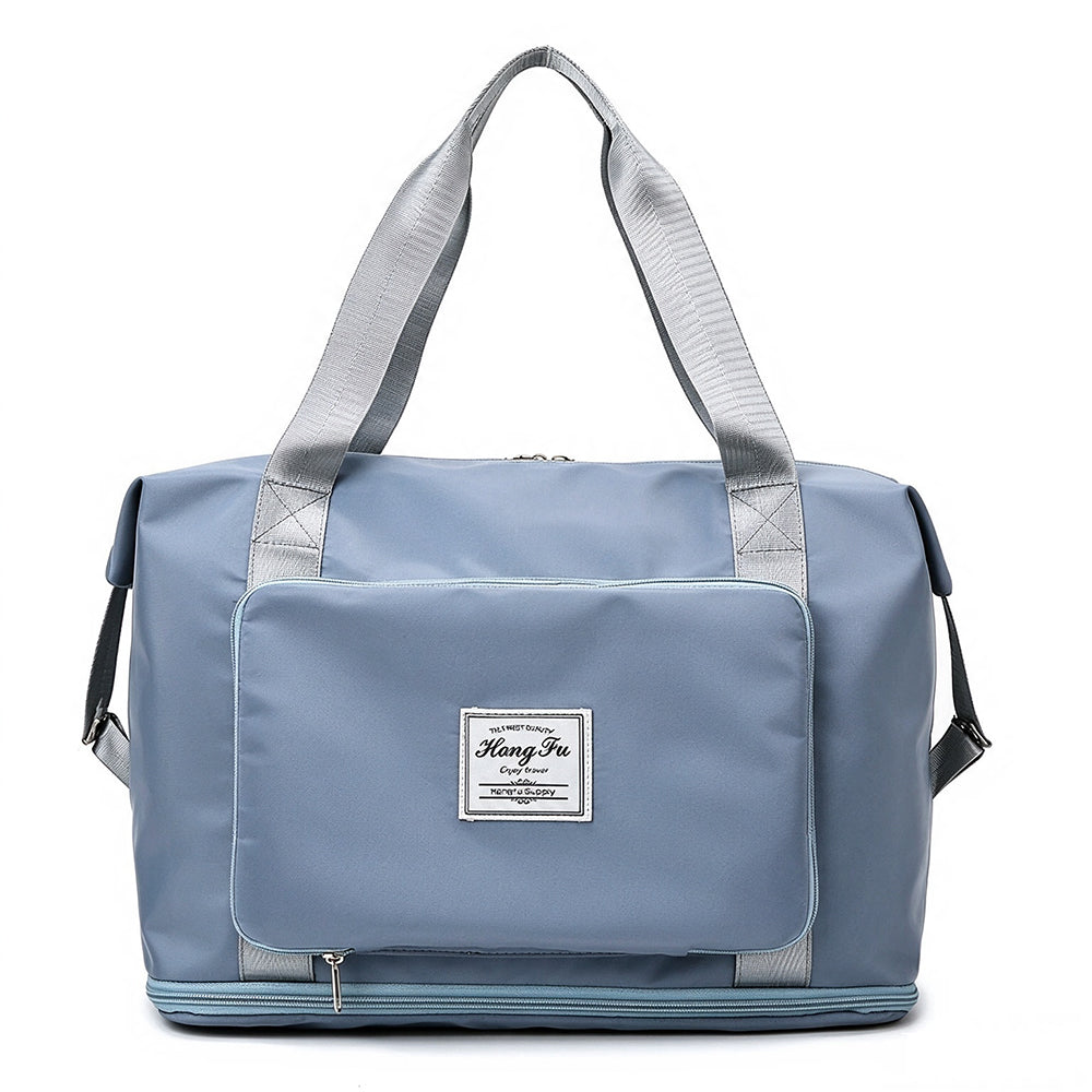 Expandable Travel Duffel Storage Bag for Short Trips and Gym