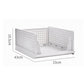 Stackable Plastic Storage Basket Foldable Closet Organizer Clothes Storage Drawer