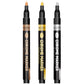 3 Colors Chrome Plating Paint Marker Pens Set