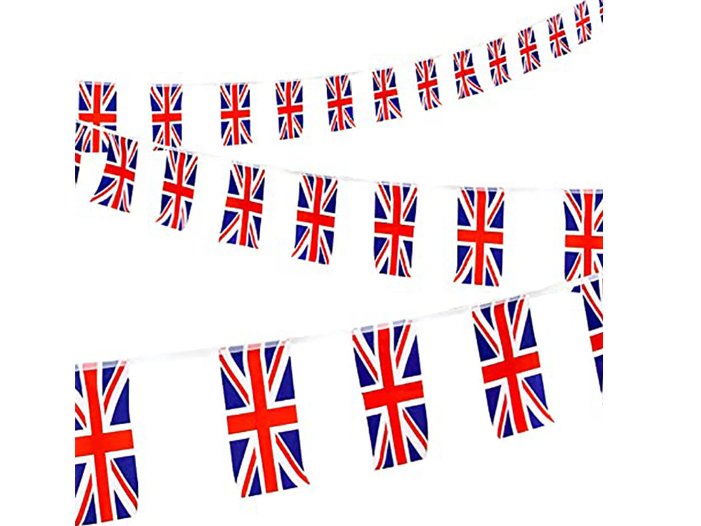 14M United Kingdom Union Jack String Flag Britain Pennant Banner
