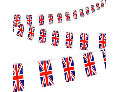 14M United Kingdom Union Jack String Flag Britain Pennant Banner