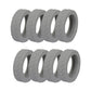 8Pcs Silicone Luggage Wheel Protection Cover