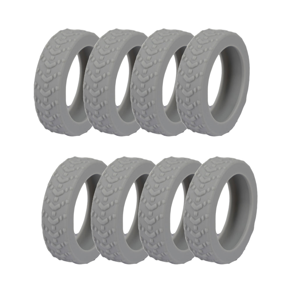 8Pcs Silicone Luggage Wheel Protection Cover