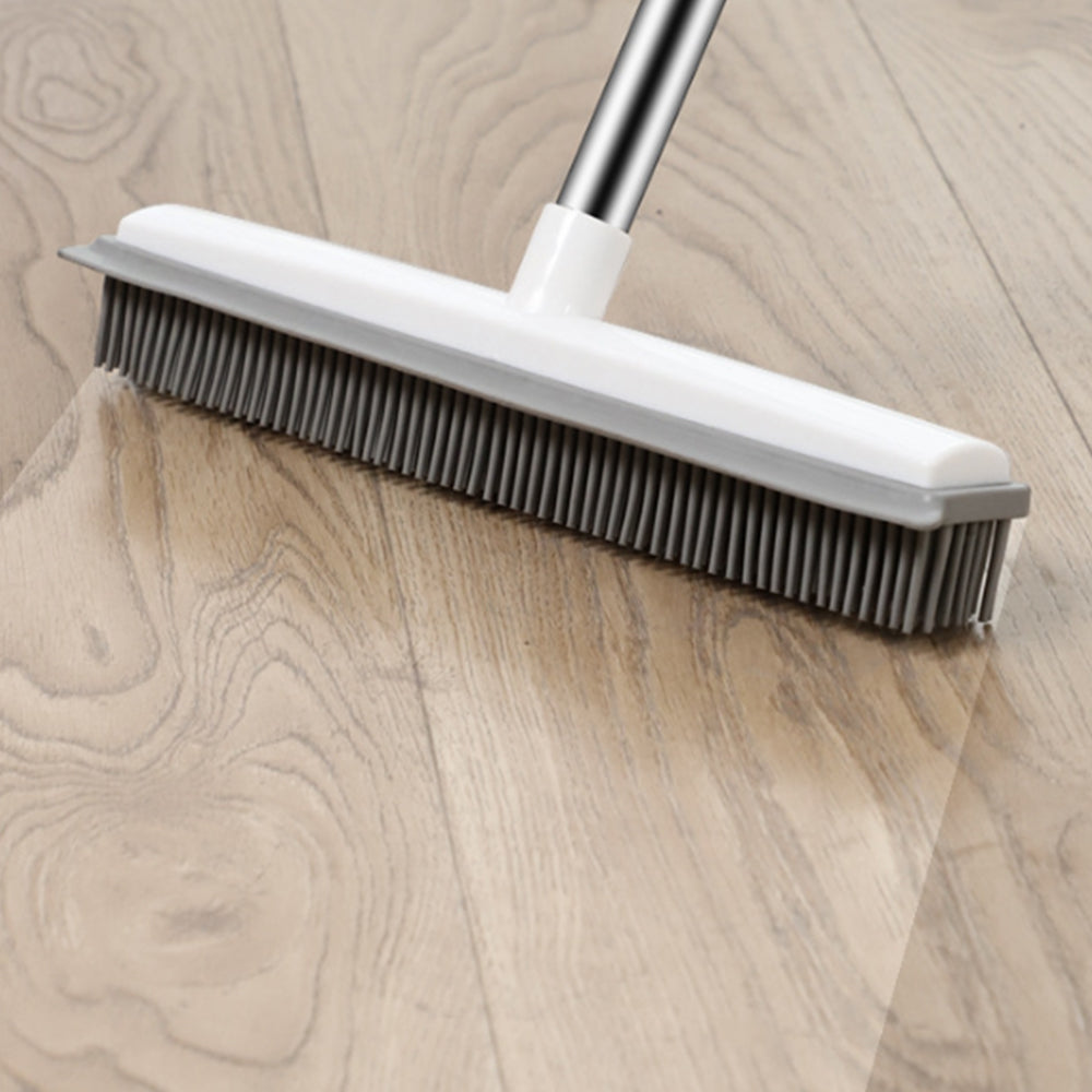 2Pcs Detachable Hair Removal Rubber Broom
