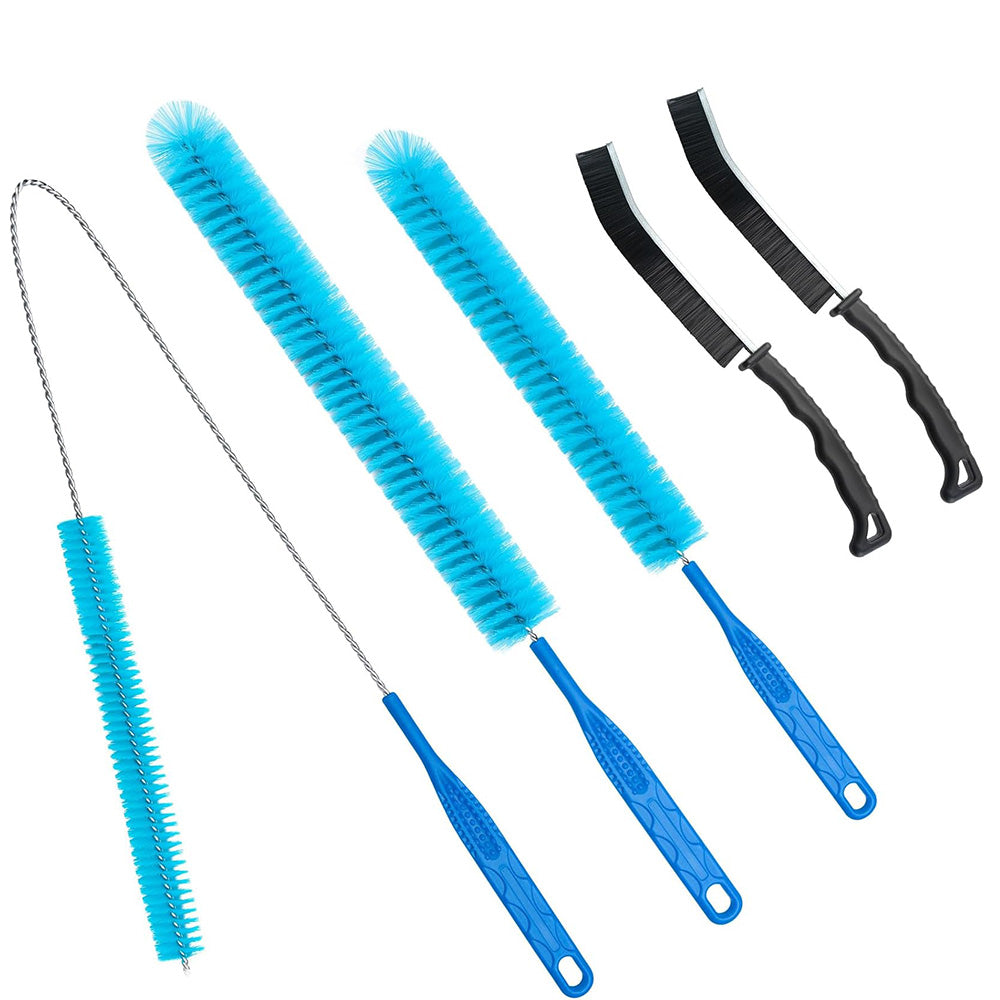5 Pack Dryer Vent Cleaner Kit Lint Remover Drain Snake Cleaning Brushes