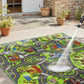 Car Track Play Mat Educational City Road Rug Non Slip Floor Playmat