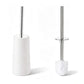 2 Pack Toilet Brush Set with 304 Stainless Steel Handle and Holder