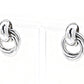 2 Pairs Women Geometric Dangle Drop Earrings Large Knot Design
