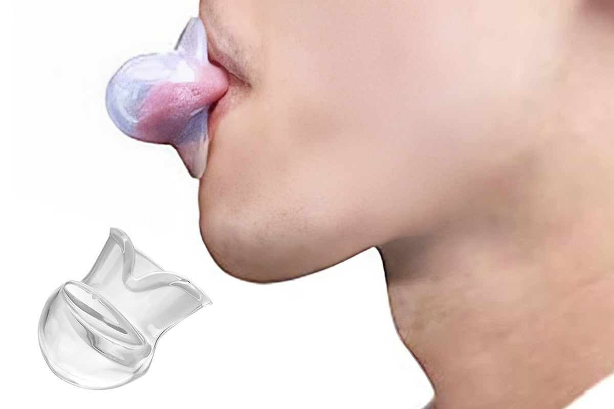 Anti Snoring Tongue Sleep Aid Mouthpiece with Storage Case