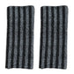 2Pcs Adult Exfoliating Washcloth Ultra-Long Back Scrubber for Shower Bath-Black