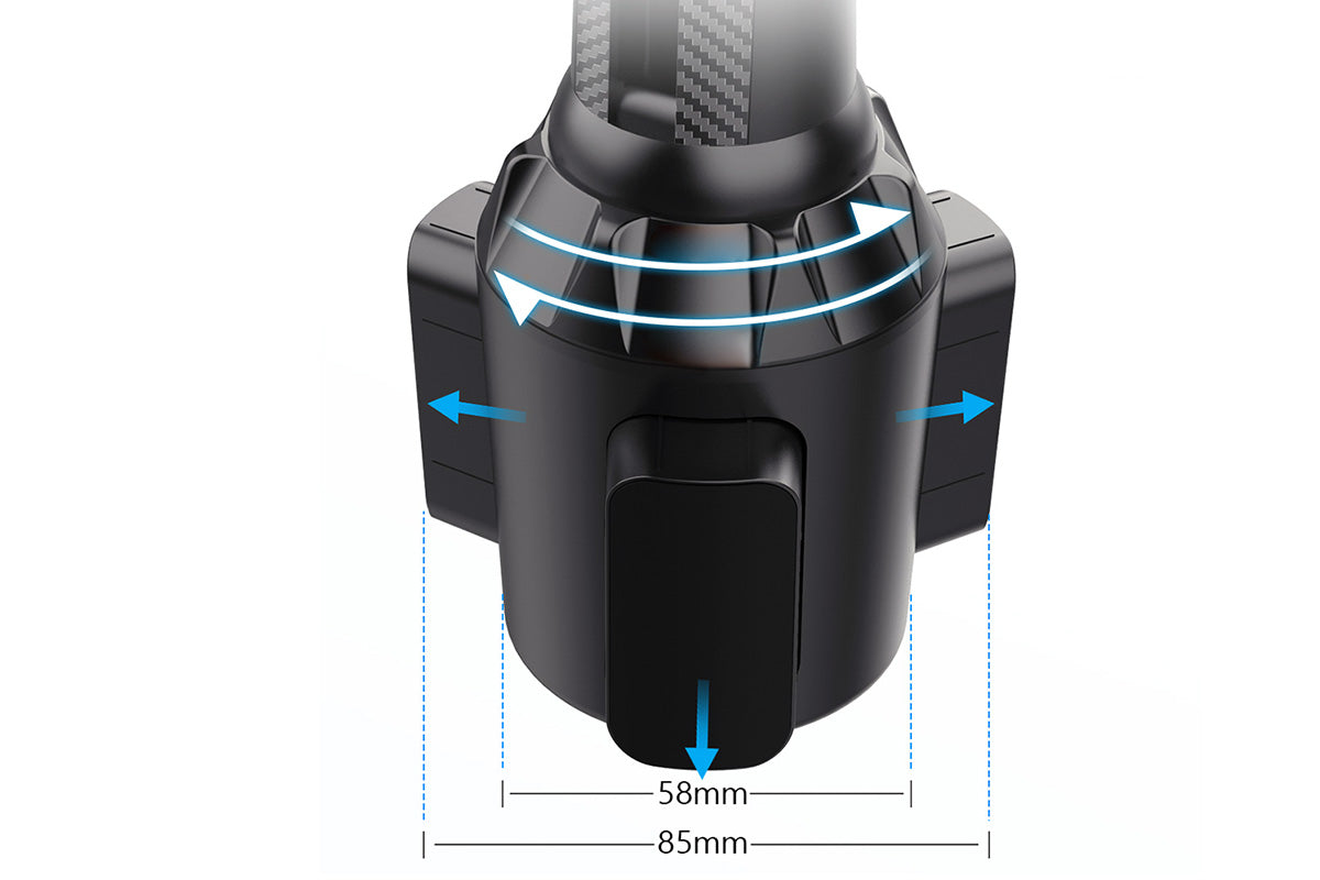 Cup Phone Mount for Car Universal Phone Cradle Holder with Long Adjustable Neck