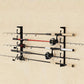 Horizontal Wall Mount Fishing Rod Storage Rack