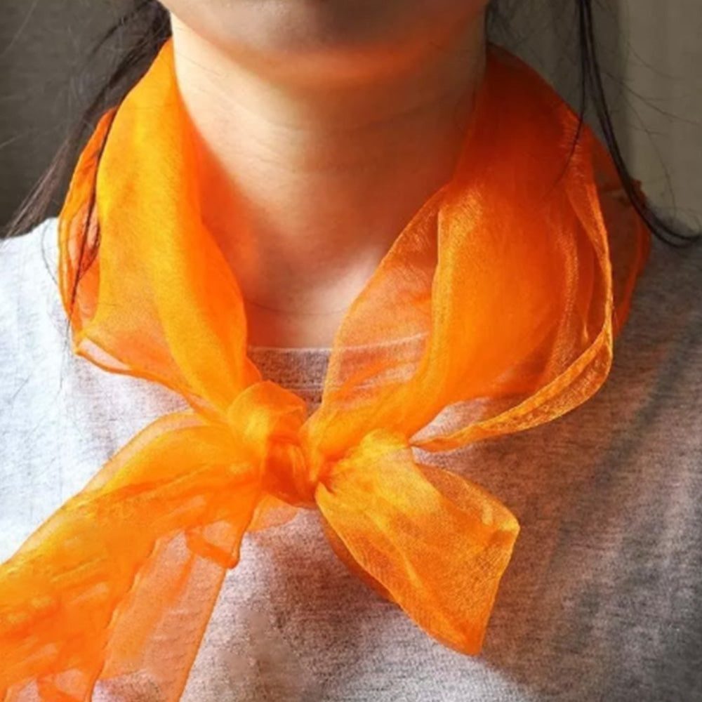 6Pcs Dance and Juggling Scarves Music Scarfs Rhythm Scarves Colorful Actives Scarves