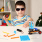 14Pcs STEM Robot Building Kits Engineering Electric Motor Kit for Learning & Fun