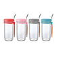 4Pcs 600ML Overnight Oats Containers with Lids and Spoons