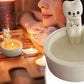 Kitten Candle Holder Cartoon Kitty Warming Its Paws Cute Scented Light Holder
