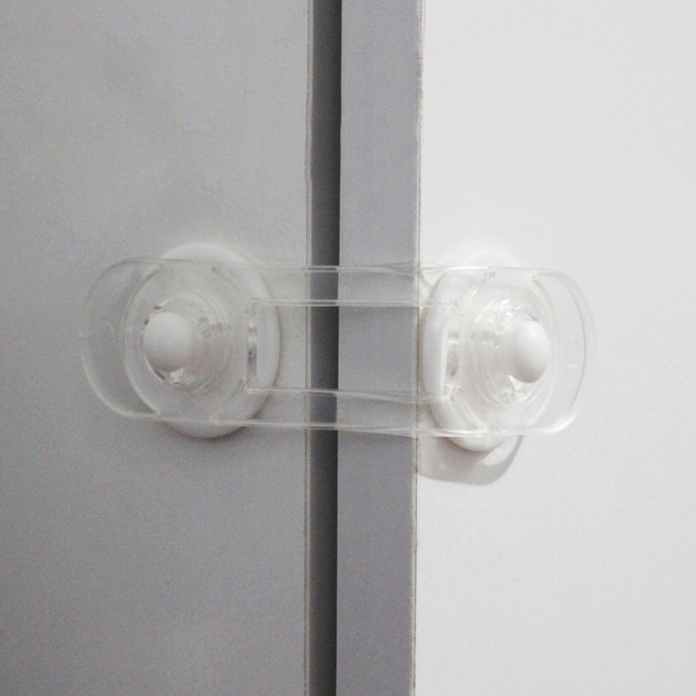 4Pcs Self-Adhesive Kids Home Security Cabinet Door Locks
