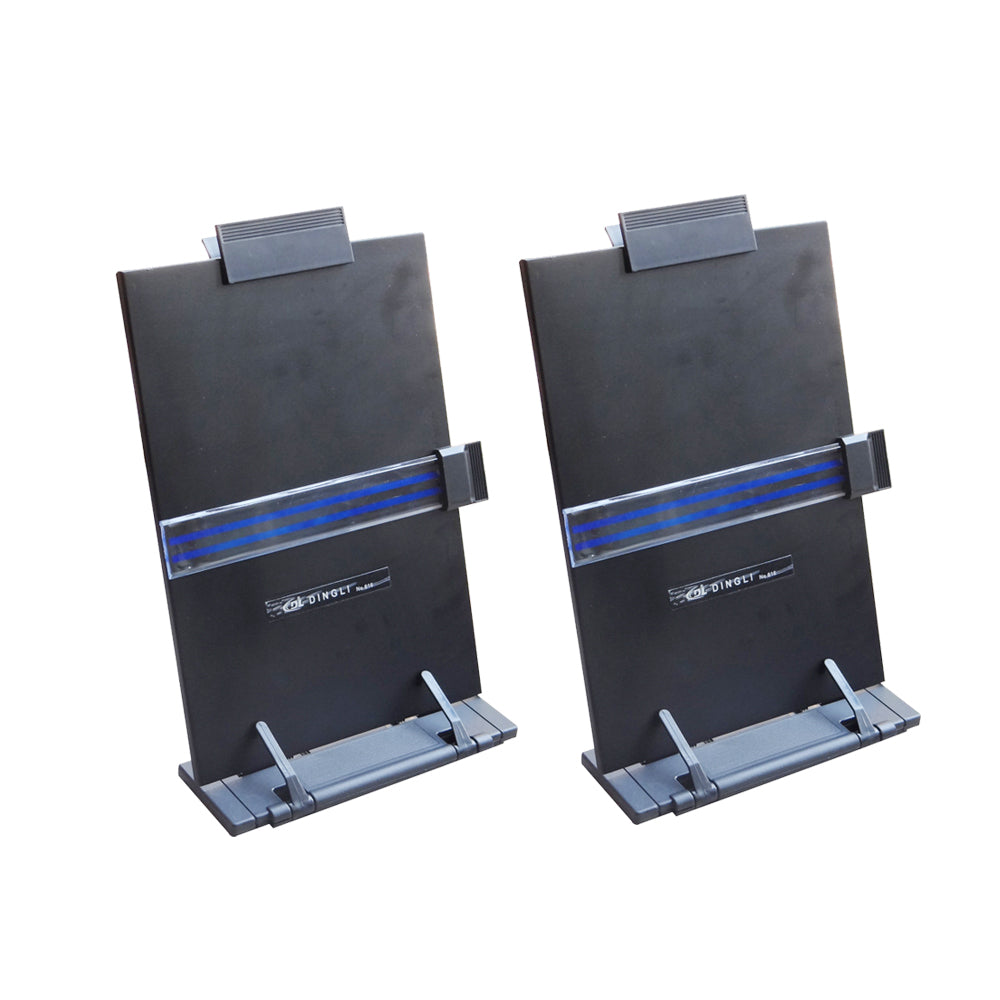 2Pcs Foldable Desktop Document Holder Stand with 7 Adjustable Positions