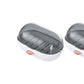 2pcs Soap Dish with Drip Tray Self-Adhesive Wall-Mounted Drain Tray Bar Soap Holder