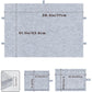 Puzzle Board with 6 Sliding Drawers Foldable Felt Puzzle Table Up to 1000 Pieces
