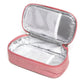 Insulated Insulin Cooling Bag Multi-Layer Medical Cooler for Diabetes Travel -Pink