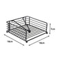 Black Metal Square Paper Napkin Holders with Weighted Arm