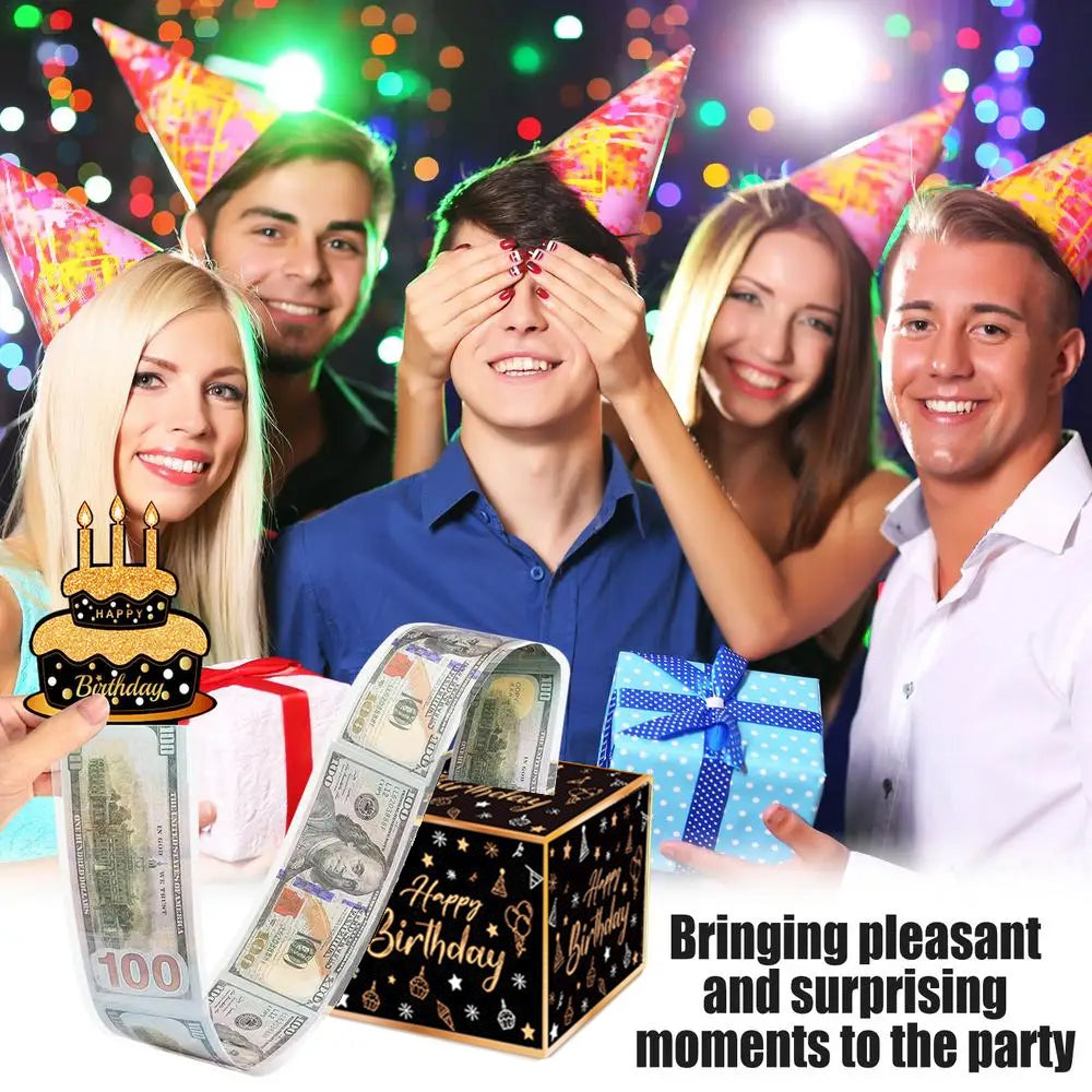 Party Cash Pull-Out Surprise Box