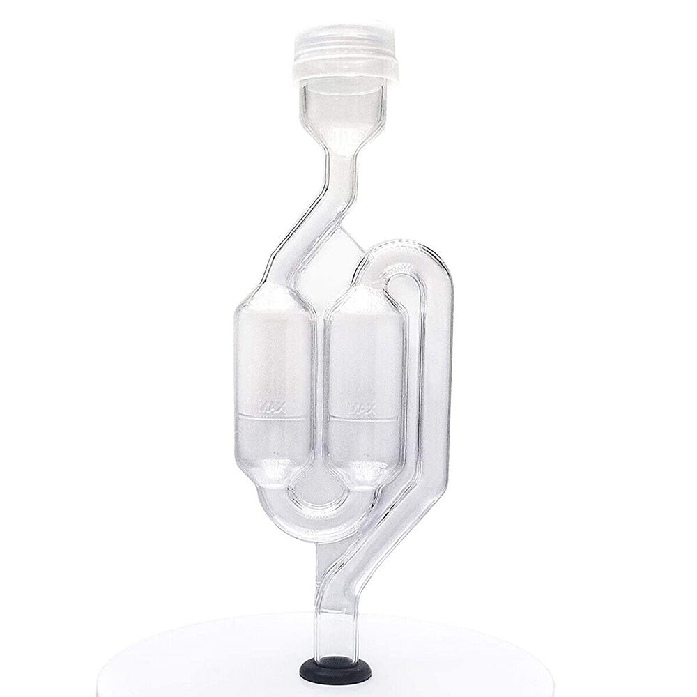 2Pcs Bubble Fermentation Airlock with Silicone Grommets for Home Brewing