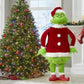 Grinch Inspired Christmas Ornament Home Decoration Plush Toy
