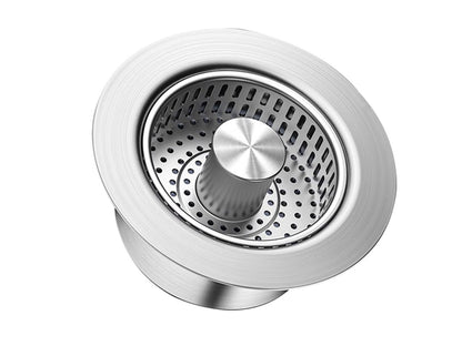 3-in-1 Kitchen Stainless Steel Sink Drain Strainer Pop Up Sink Stopper Drain Plug