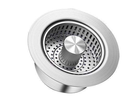 3-in-1 Kitchen Stainless Steel Sink Drain Strainer Pop Up Sink Stopper Drain Plug