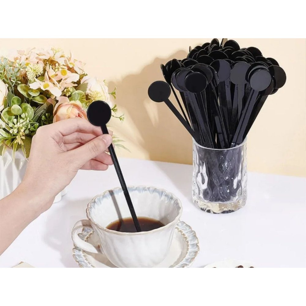 80Pcs Plastic Disc Twizzlers Stirrer Sticks