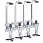 4-Bottle Wall-Mounted Wine Rack and Dispenser for Kitchen or Bar