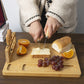 Bamboo Cheese Serving Board with Knife Holder