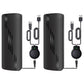 2Pcs 4K 1080P Digital HDTV Antenna Indoor Outdoor Amplified Signal Booster Support