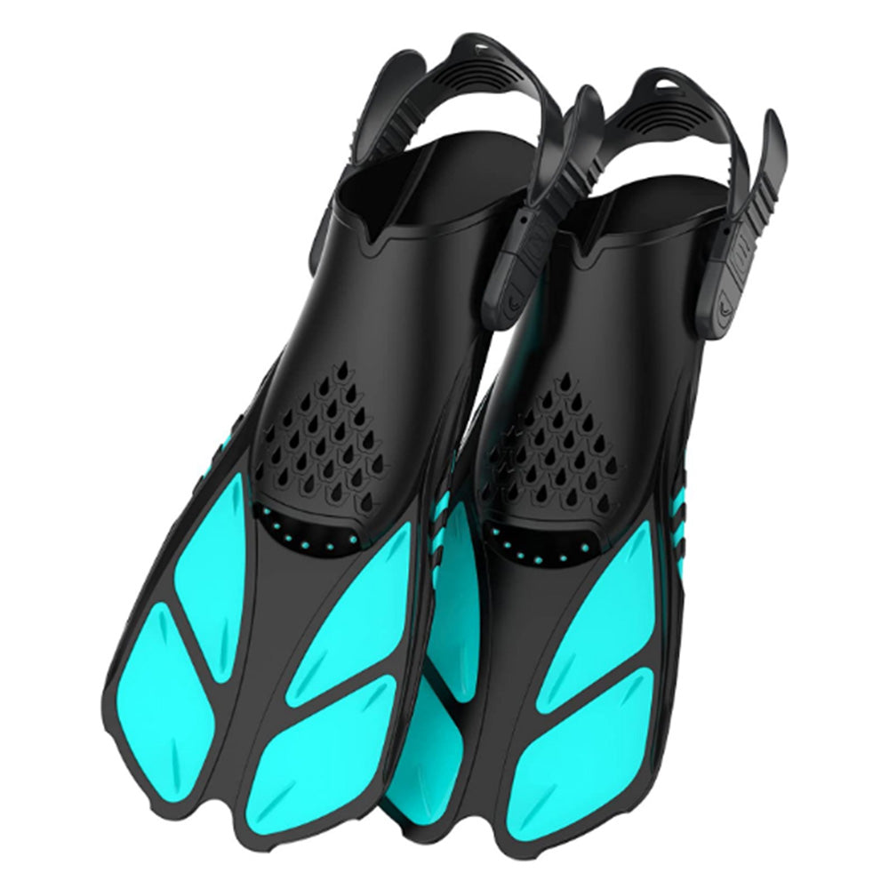 Pair of Snorkel Fins Snorkeling Diving Swimming Fins Barefoot Flippers