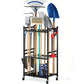 Garden Tool Organizer with Wheels Steel Rack Stand Heavy Duty Holds 35 Tools